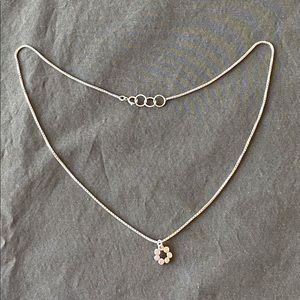 Saundra Messinger Diamond Necklace Sterling